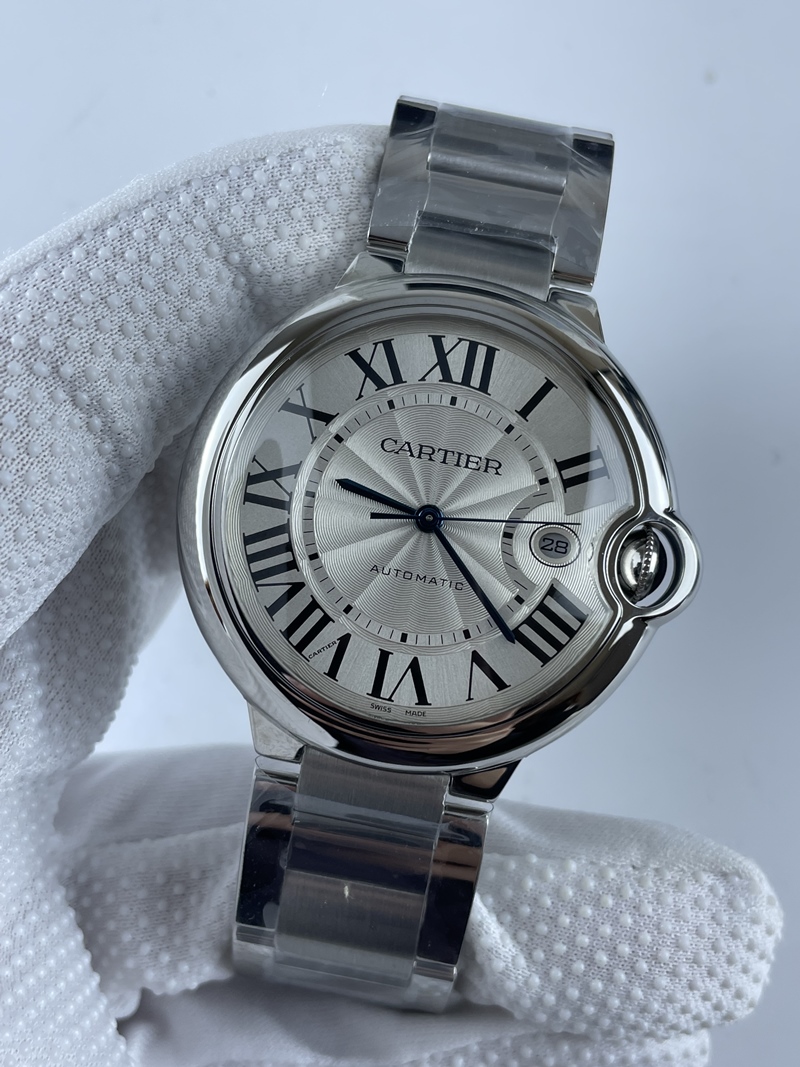 (준비완료/특급배송)NO.2171/V6공장 까르띠에 발롱블루 42MM 남성용