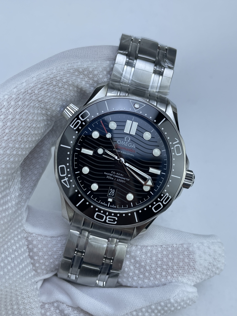 (준비완료/특급배송)NO.2731/VS공장 오메가 씨마스터 다이버 300 스틸 블랙다이얼V4 VS8800 (최신무브업버전)