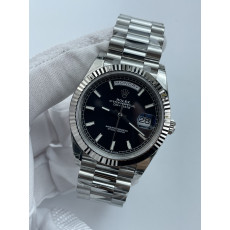 (준비완료/특급배송)NO.13420/VS공장 롤렉스 DayDate 40mm Flt SS/SS Blk/Stk VSF VS3255