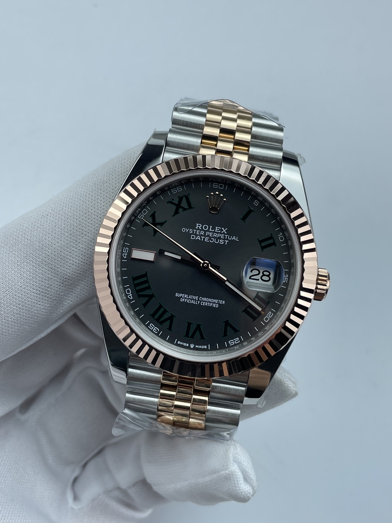 (준비완료/특급배송)NO.3525/롤렉스 데이저스트 126331 41미리 로즈골드 콤비 윔블던 QP공장