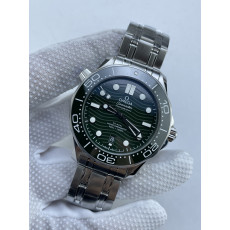 (준비완료/특급배송)NO.3729/VS공장 오메가 씨마스터 다이버 300M 스틸 그린다이얼 브레이슬릿