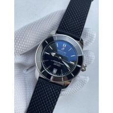 (준비완료/특급배송)NO.4173/BLSF공장 42MM 브라이틀링 슈퍼오션 헤리티지 B20 오토매틱 42mm 블랙 러버 블랙 스틸 솔리드백
